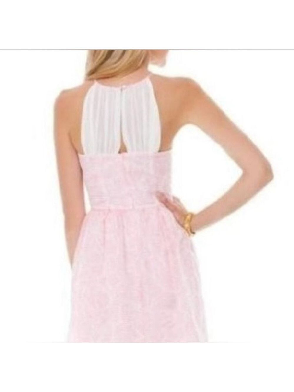 Lilly Pulitzer Kailey Dress Pink & White Size 2 - Picture 2 of 11